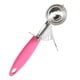 thumbnail image 1 of Cuchara para galletas de acero inoxidable - Cuchara para platos, Cuchara para porciones, Cuchara para alimentos - Control de porciones - Mango rosa, 1 of 5