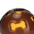 thumbnail image 3 of Pelota dispensadora de comida para mascotas, limpieza de dientes, juguete de pelota de goma lavable para masticar, para cachorros, 3 of 8