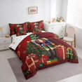 thumbnail image 3 of Feelyou Nutcracker Royal Guarder Twin Bedding Sets 7-Piece, Merry Christmas Bedding Comforter Set, Teen Kid Child Reversible Sheet Sets, Breathable Home Decor, 3 of 7