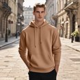 thumbnail image 2 of LWavelet Mens Pullover Hooded Sweatshirt Classic Fit Long Sleeve Hoodie with Adjustable Drawstring and Front Pocket for Everyday Wear and Comfort, 2 of 4