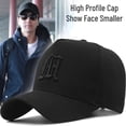 thumbnail image 2 of RQL Large Head Baseball Cap for Men High Profile Sports Golf Hat For Women Female Trucker Hat Fashion Design Brand Embroidery55-60cm Gao Jinjia LED, 2 of 2