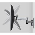 thumbnail image 4 of Mount-It! Locking RV TV Mount with Dual Wall Plates & Quick Release | Full Motion Rust-Resistant Aluminum Arm for Indoor & Outdoor Use in Camper, Tra, 4 of 10