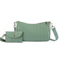 thumbnail image 1 of Sywqhk Moda Mujer Patrón De Piedra Bolso De Hombro Monedero 2 Piezas Bolsas Compuestas (Verde) Sywqhk Para estrenar, 1 of 9