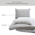 thumbnail image 4 of Better Homes & Garden Grey Chenille 3-Piece Comforter Set, King, All Ages, 4 of 9