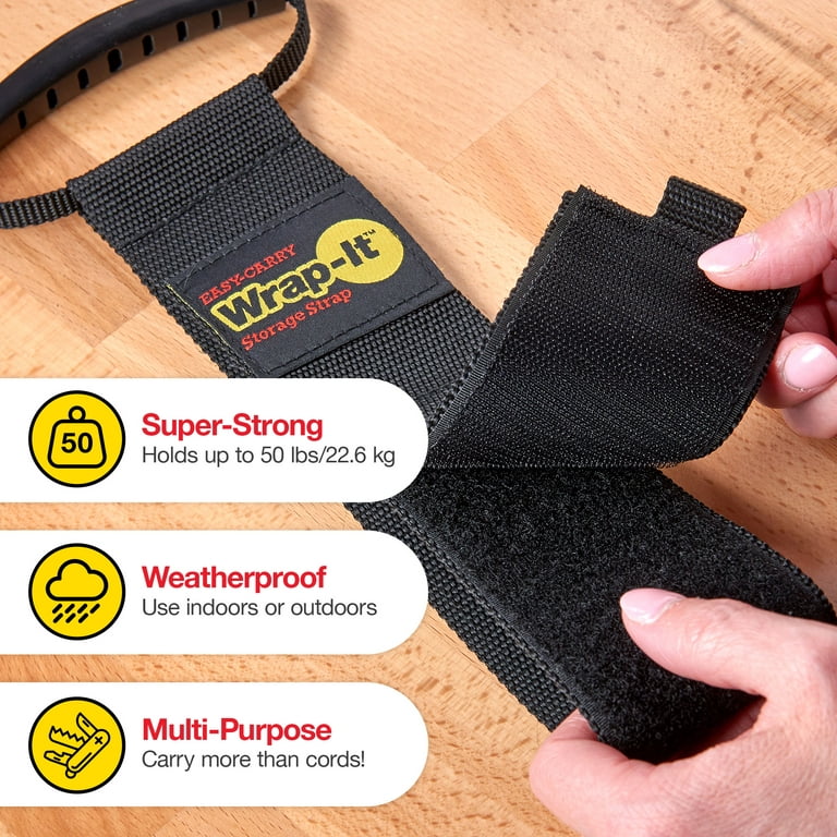 Wrap-It Easy-Carry Storage Strap for Carrying Cords, Hoses 22-in
