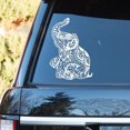 thumbnail image 1 of Stickers Réfléchissants pour Voiture Éléphant Floral, 1 of 1