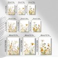 thumbnail image 3 of 3pcs Frameless Canvas Painting Set, Wildflower Bouquet Watercolor Art, Thick Home Decor Wall Art for Bedroom and Living Room, 2D Flat, Perfect for Room Decor, 3 of 4