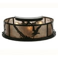 thumbnail image 5 of Meyda Tiffany 113623 22" W Strike Of The Eagle Flush Mount Ceiling Fixture - Silver, 5 of 5