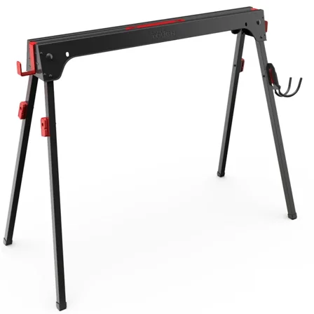Hyper Tough Hyper Stack Foldable Metal Sawhorse, 450 lb Weight Capacity, Heavy-Duty