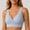 Light Blue, variant on Lumistal Bras for Women No Underwire V Neck Sports Bra Wide Removable Padded Yoga Bra Medium Support Seamless Workout Bra Dancewear Bras for Women M
