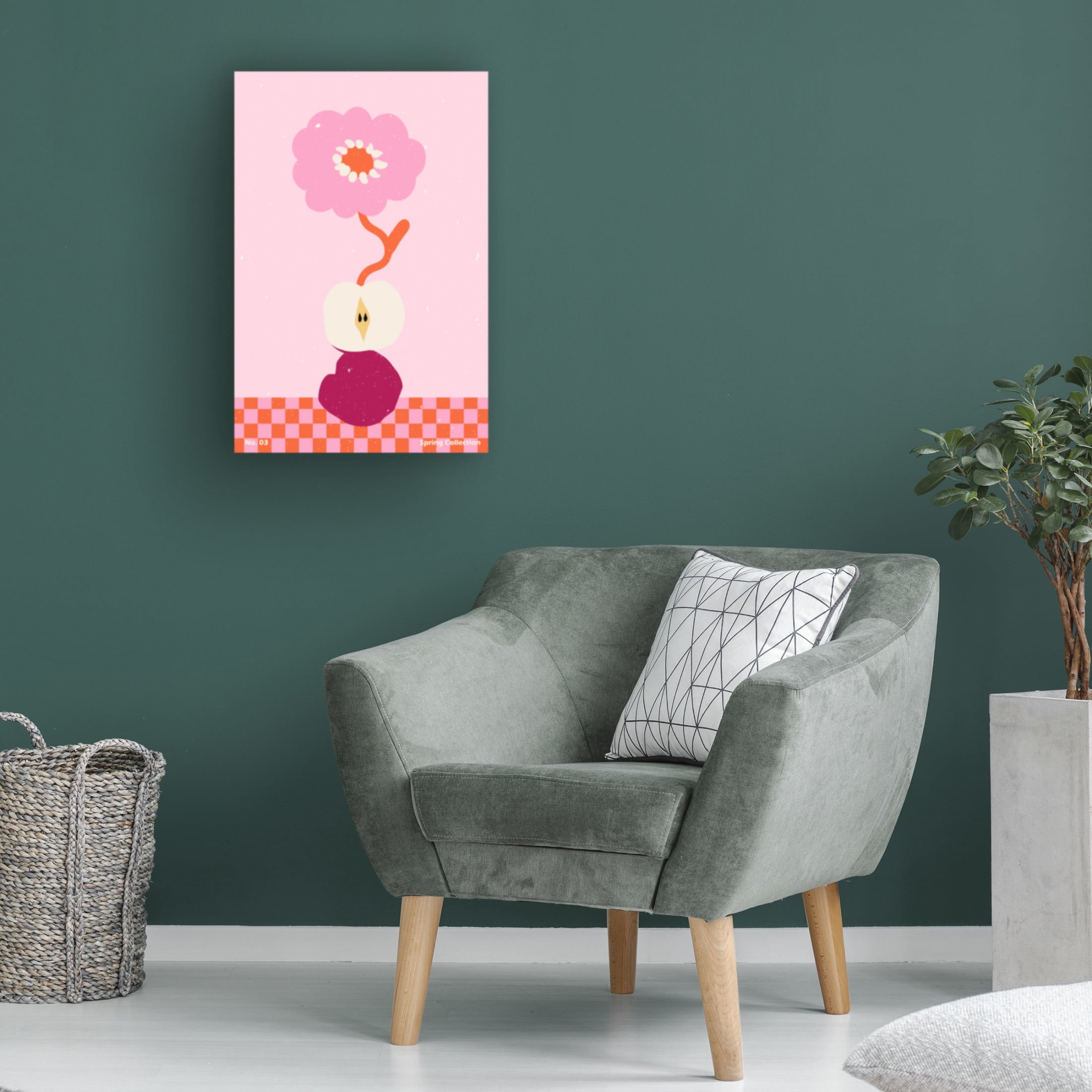 Trademark Fine Art NKTN Spring Flower 03 Canvas Wall Art