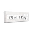 thumbnail image 3 of Stupell Industries I'm On A Roll Bathroom Graphic Art Gallery Wrapped Canvas Print Wall Art, Design by Natalie Carpentieri, 3 of 4