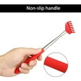 4pack Retractable Telescoping Back Scratchers Stainless Steel with Non