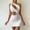 White, variant on Odbmxy Sleeveless Womens Mini Dress Wrap One Shoulder Plus Size Women's Dresses Plain Hollowed Out Party Slim Dresses,Red S