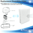 thumbnail image 3 of 2 Pack Wf813 Eqwf813 Humidifier Filters Compatible with Eqwf813 Eq-2119-Ul, Re-lion RCM-832 RCM-832N, ProCare PCCM-832N Cool Mist Humidifier Replacement Filter, 3 of 6