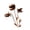 A, variant on ANXPTIME Rusty Metal Garden Stake Rusty Carnivorous Flower Yard Art Iron Flower Decoration