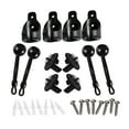 thumbnail image 2 of simhoa 16Pcs Blinds & Shades Bungee Tie Down Ropes Set Universal Fixing Accessories Black, 2 of 8