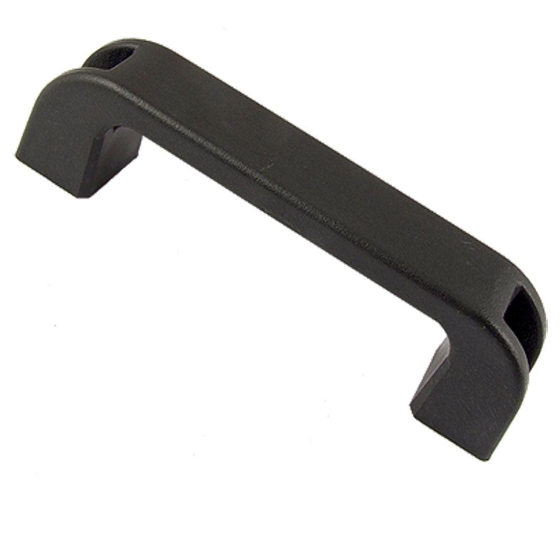 D Shaped Grip Drill Center Plastic Blk Door Pull Handle