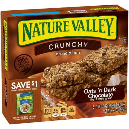 Nature Valley Oats n Dark Chocolate Crunchy Granola Bars