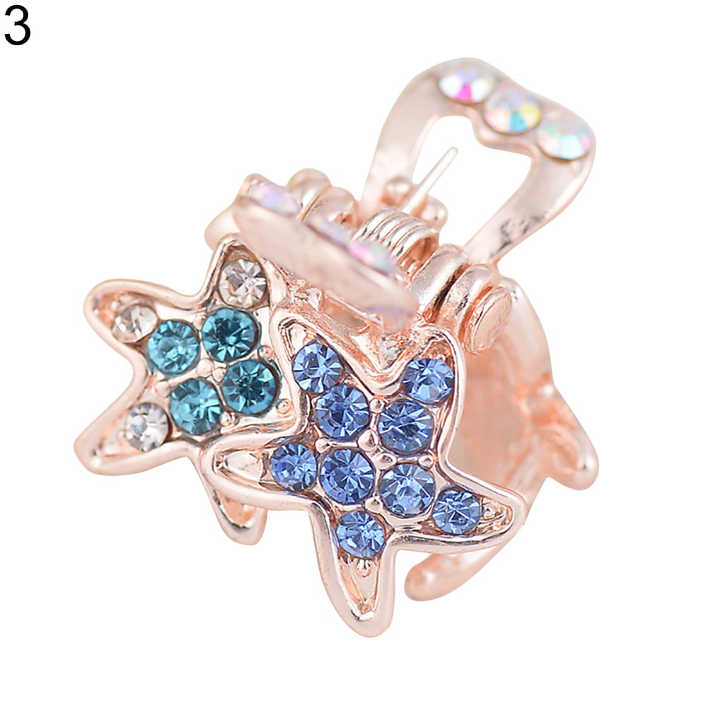 Details about   Clamp Clip Style Crystal Hair Rhinestone Hair Alloy Grab Accessories Women Claw