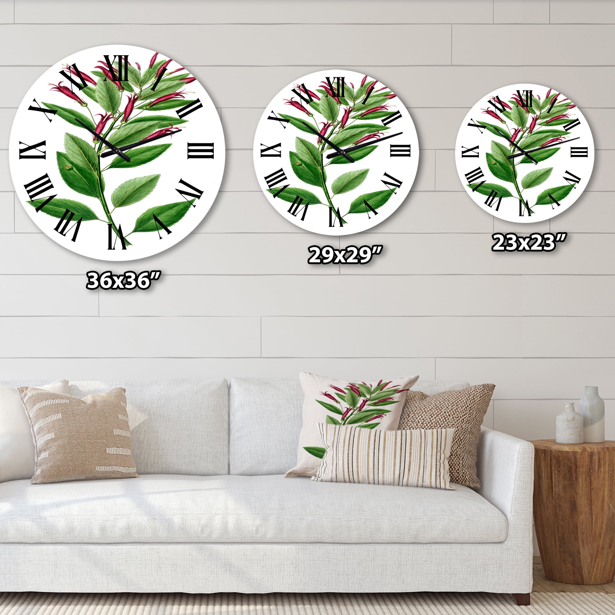 Designart 1 in Traditional Wall Clock