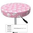 thumbnail image 4 of Susaid Cute Cat Print Elastic Bar Stool Cover Personalized Washable Stool Cover for Barbershop Home Bar Kitchen-13 inch, 4 of 7