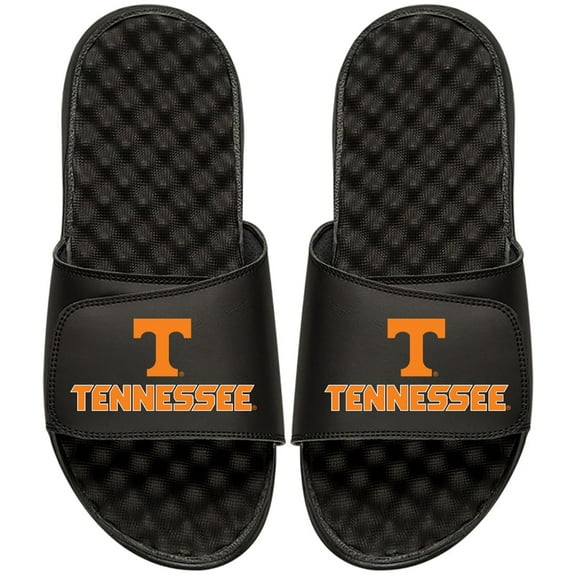 Men's ISlide Black Tennessee Volunteers Wordmark Logo Slide Sandals