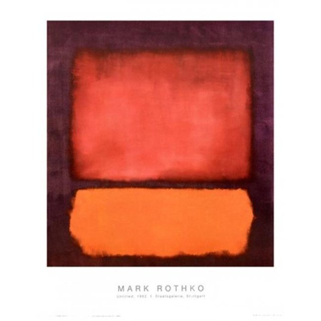 Posterazzi IMPSX0068R Untitled 1962 Poster Print by Mark Rothko - 16 x 20 in.