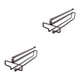 thumbnail image 3 of Inteprter Estante para copas de vino Copas debajo del soporte del gabinete Organizador de estantes sin perforaciones Type1 NO1, 3 of 6