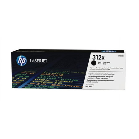UPC: 0887111367754 | HP 312X (CF380X) Toner Cartridge  Black High Yield