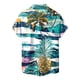 thumbnail image 5 of Shirt For Men Casual Fashion Summer Short Sleeve Buttons Printed T Shirt TopXL, 5 of 5