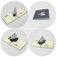 thumbnail image 4 of Greeting Cards 3D Sailboat Greeting Cards Festival Cards Graduation Greeting Cards, 4 of 8