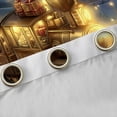 thumbnail image 4 of Castle Fairy Cartoon Train Curtains Pack of 2 (42x84 Each),Railway Car Curtains Blackout, 4 of 6