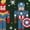 FOREST GREEN, variant on Marvel - Nutcrackers - Men's Long Sleeve Graphic T-Shirt