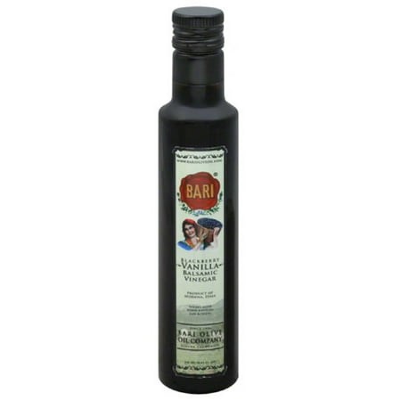 Bari Blackberry Vanilla Balsamic Vinegar, 8.45 fl oz, (Pack of 6)