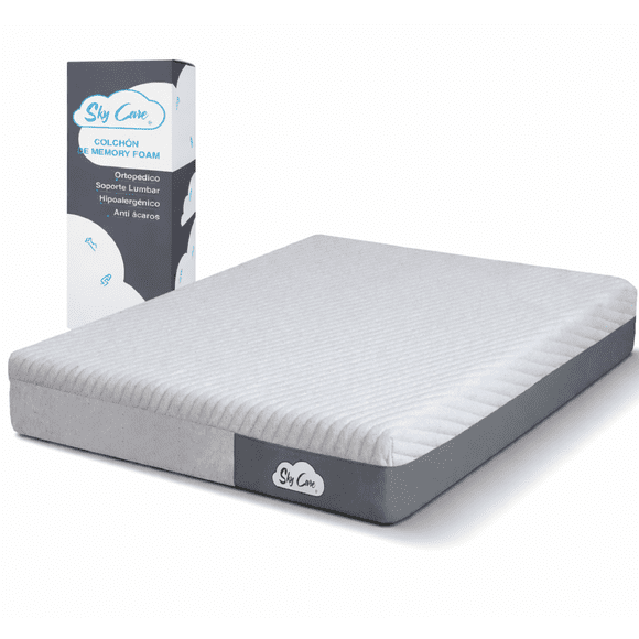 Colchón Individual Caja Memory Foam Premium 25 Cm Ergonomico SKY CARE ZEN