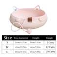 thumbnail image 3 of Cat Beds for Indoor Cats Washable Cat Bed Cave Cat Bed Enclosed Cat Cave Bed Cat Scratcher Bed Cat Scratcher Pad Durable Cozy Rest Spot Interactive Entertainment Green, 1 Pack, 3 of 6