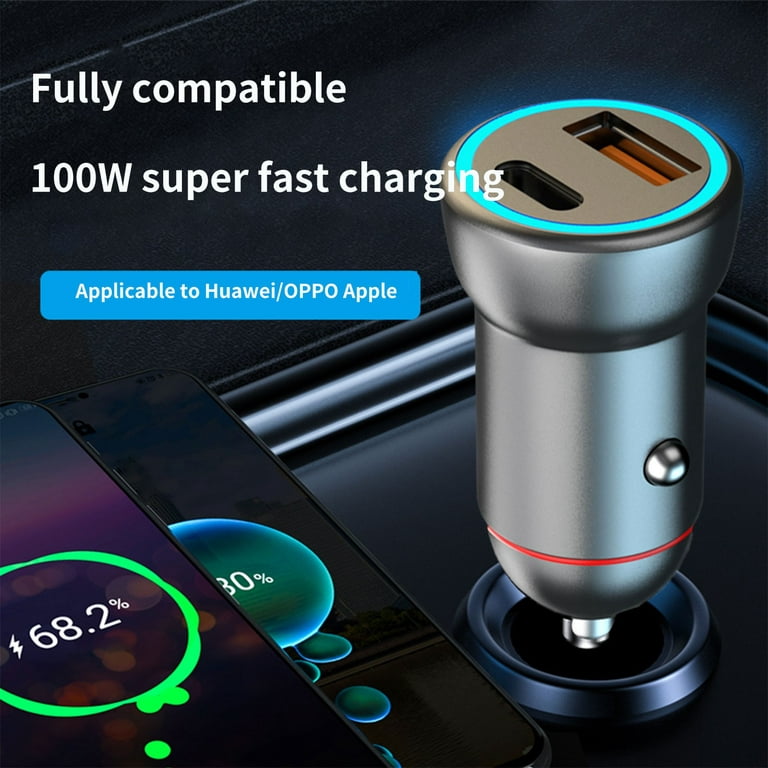 Thlevel USB C Car Charger Socket Dual Outlet PD Type C & QC 3.0
