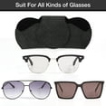 thumbnail image 3 of Porta Lentes de Sol KINIVA para Visera de Auto en Cuero PU Negro, 3 of 7