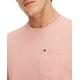 thumbnail image 2 of Camiseta Tommy Hilfiger para hombre, manga corta, cuello redondo, rosa, 2 of 4