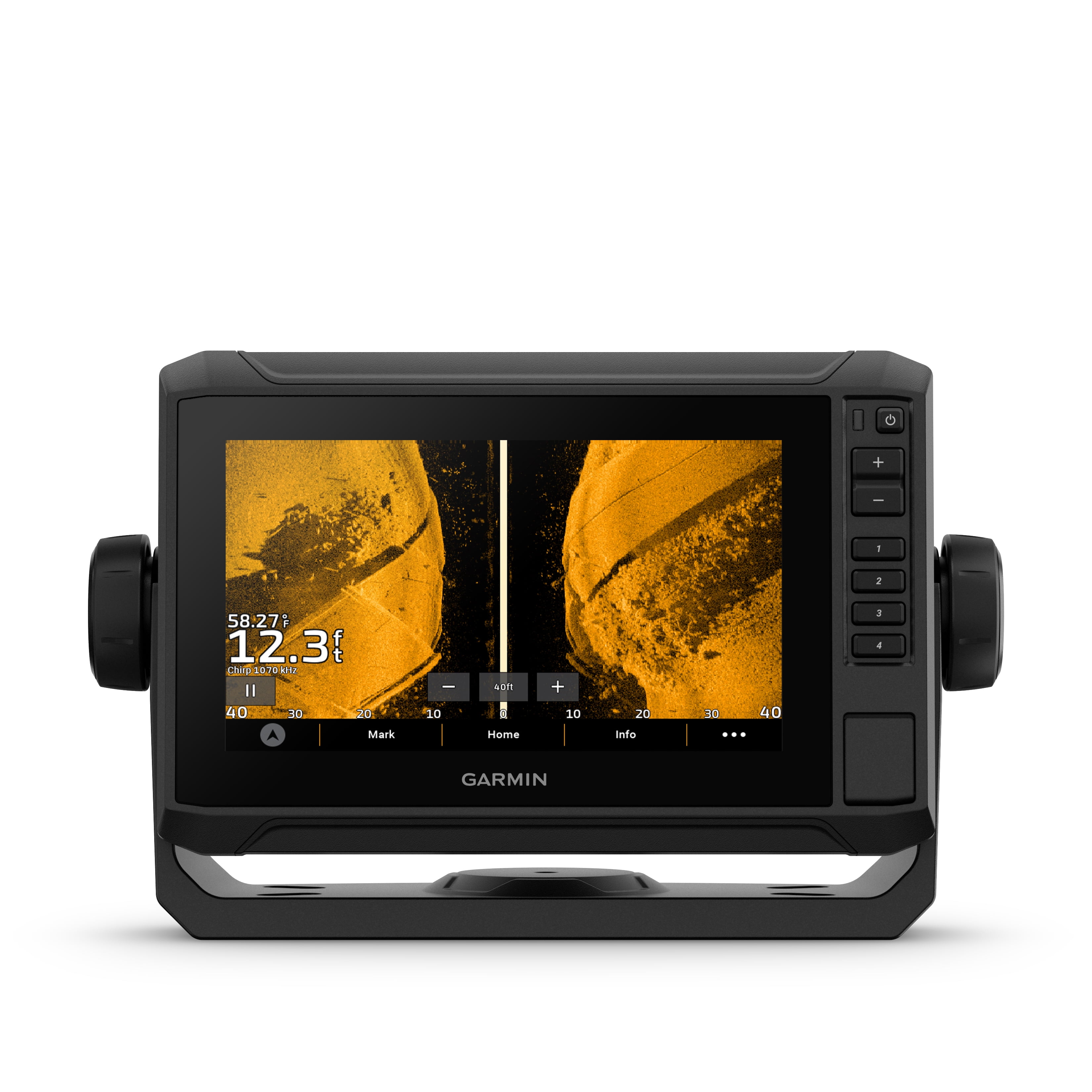 GARMIN, Fish Finder, ECHOMAP UHD2 73sv, 7‚Äù touchscreen with 