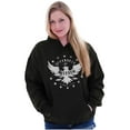 thumbnail image 5 of Defender Freedom Patriotic Eagle Unisex Plus Fleece Graphic Hoodie Brisco Brands 4X, 5 of 6