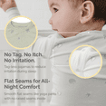 thumbnail image 4 of Tealbee Toddler Pajamas 2 Piece Set 12M–4T – Snug Fit Long Sleeve TENCEL Modal, No Itch Seams, Soft Kids PJs - 12m-18m - Seashell, 4 of 9