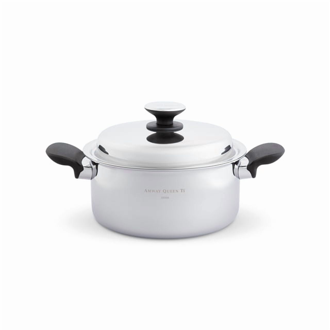 Amway Queen Titanium Crown Stainless Steel Cookware Set, Multi