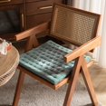 thumbnail image 3 of Monebena Luxury Solid Color Chair Pad Velvet Soft Square Chair Cushion Tufted Indoor Seat Cushion Pillow, 3 of 6