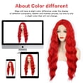 thumbnail image 7 of MORICA Red Wigs for Women Long Wavy Synthetic Red Wig Cosplay Red Wigs Daily Party Use Heat-Resistant Fiber Red Wig, 7 of 7