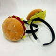 thumbnail image 3 of Funny 3D Hamburger Hairhoop Party Hairband Simulation Burgers Hairband, 3 of 8