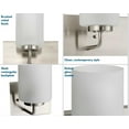 thumbnail image 4 of Merry Collection Three-Light Etched Glass Bath Vanity Wall Light, 4 of 6