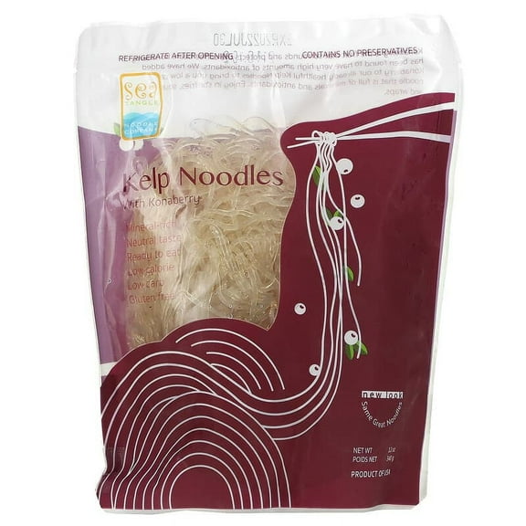 Sea Tangle Noodle Company, Kelp Noodles With Konaberry, 12 oz Pack of 2