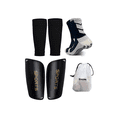 thumbnail image 1 of Set Espinilleras.  Bloosom Calcetines Antideslizantes, Fútbol Adulto, Negro, 1 of 4